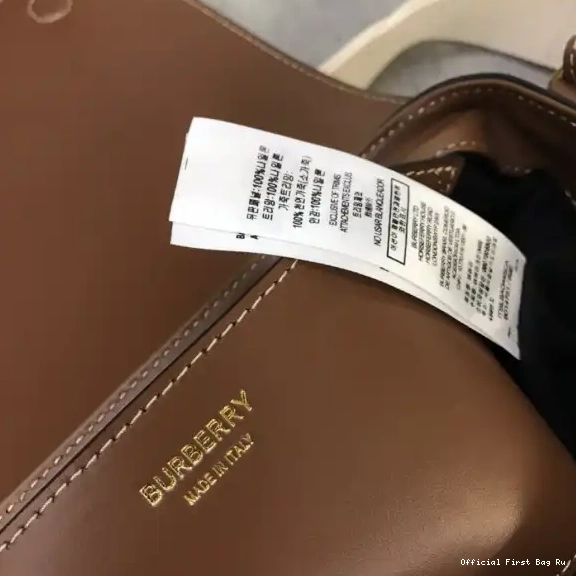Official First Bag Ru Note Crossbody BURBERRY Bag-25-8.5-18cm 0605